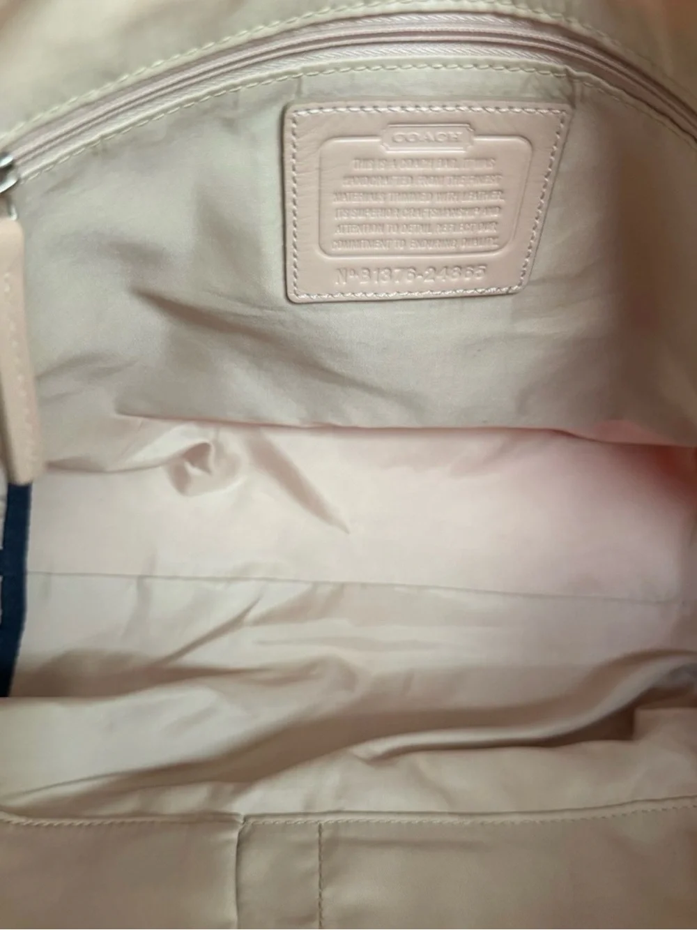 Coach Legacy Weekend Signature Colorblock Nylon East West Zip Top Tote 24865 3